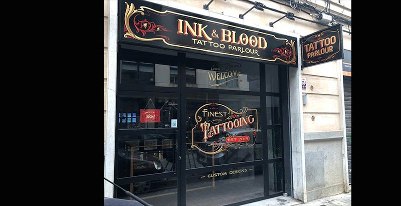 ink and blood tattoo