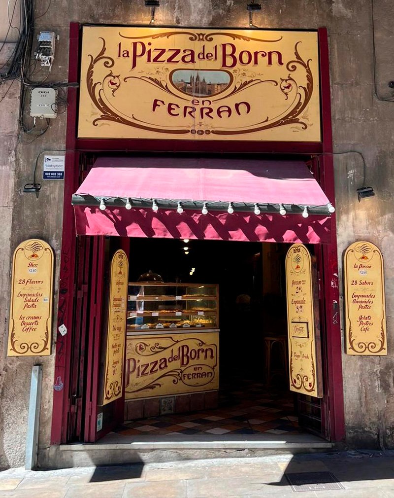 la pizza del born