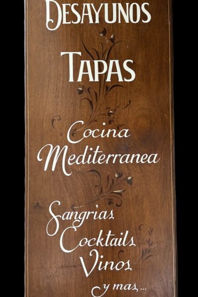 carteleria restaurante