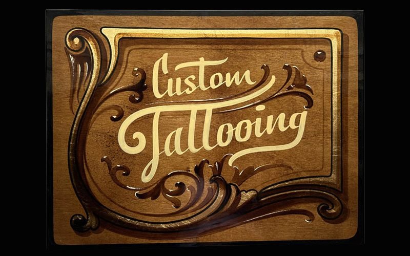 custom tatoing hand made